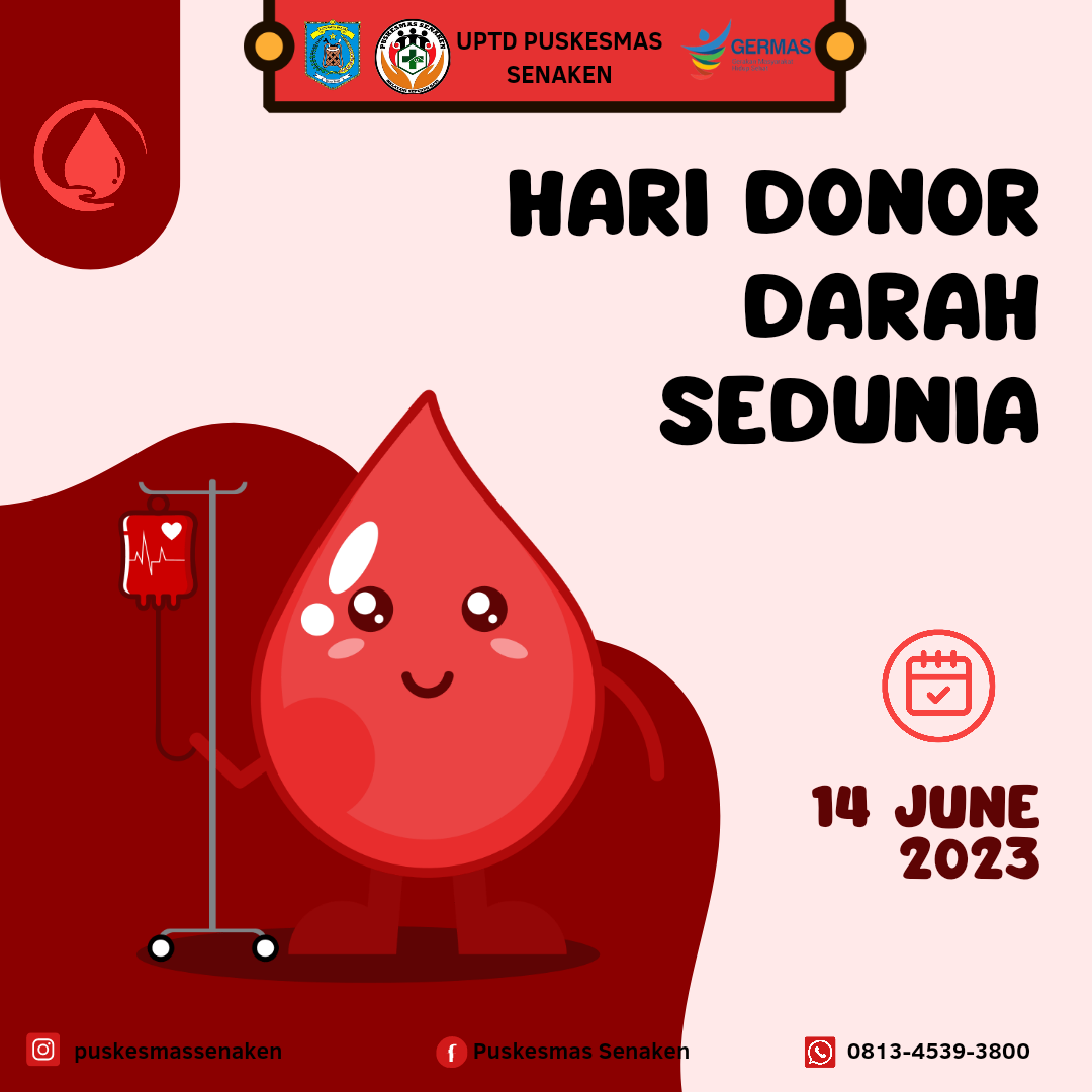 Memperingati Hari Donor Darah Sedunia