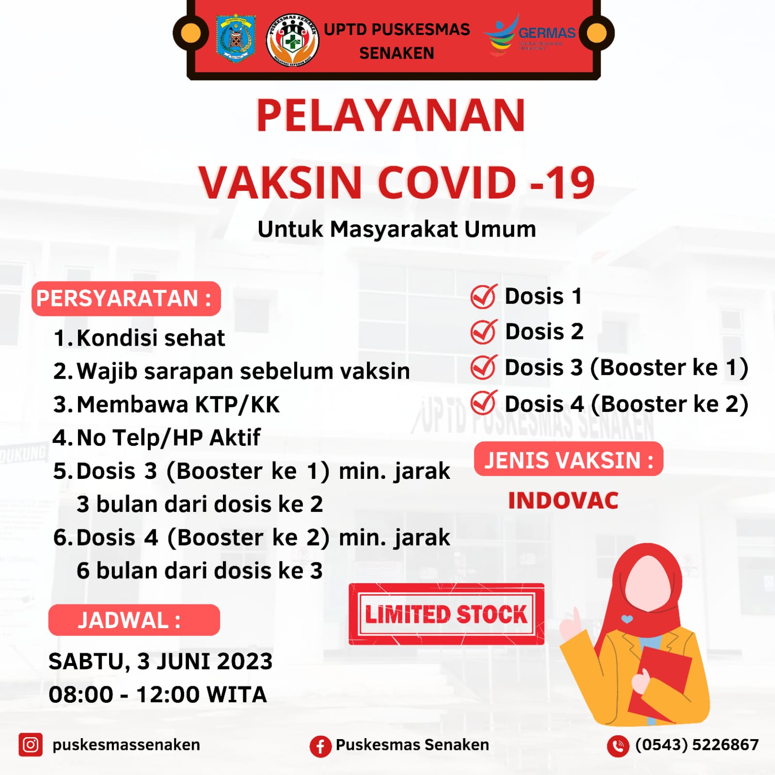 JADWAL VAKSINASI COVID 19