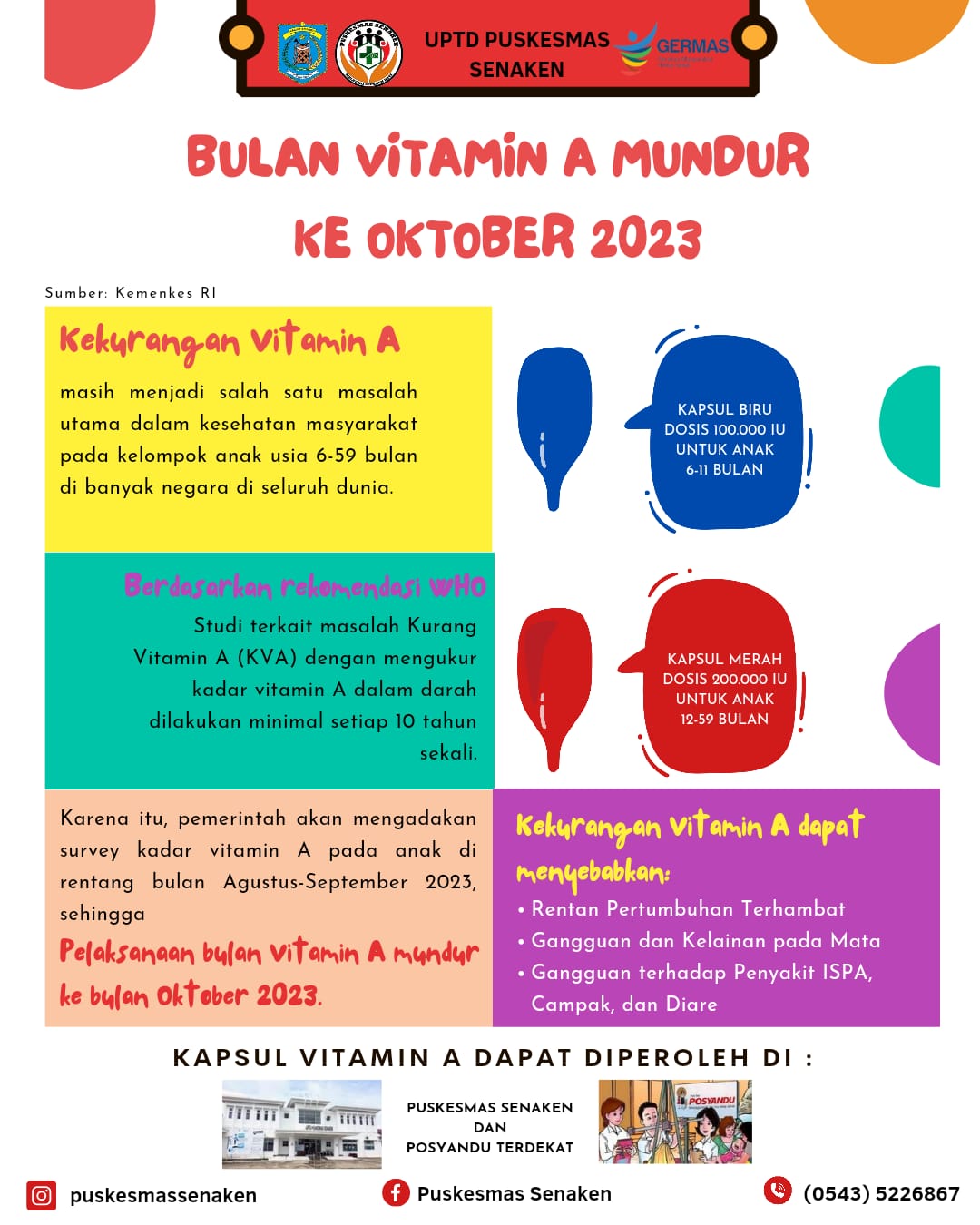 BULAN VITAMIN A MUNDUR KE BULAN OKTOBER 2023